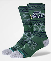 Stance x Utah Jazz Frosted 2 Green Crew Socks
