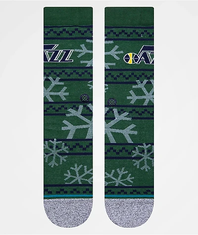 Stance x Utah Jazz Frosted 2 Green Crew Socks
