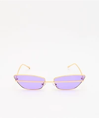 Stand By Me Lavender & Gold Sunglasses