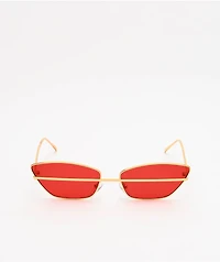 Stand By Me Red & Gold Sunglasses