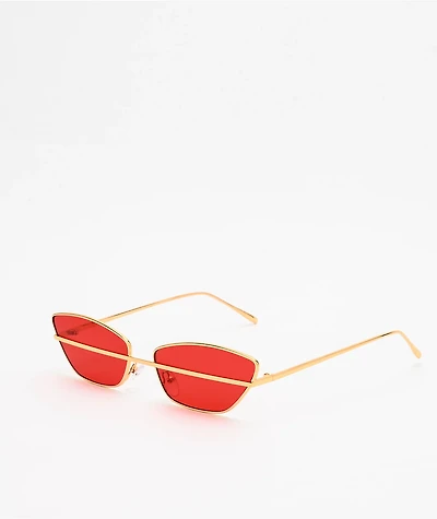 Stand By Me Red & Gold Sunglasses
