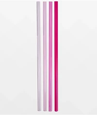 Stanley Adventure Quencher Pink 4 Pack 30oz Tumbler Straws