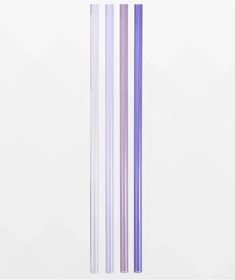 Stanley Adventure Quencher Purple 4 Pack 30oz Tumbler Straws