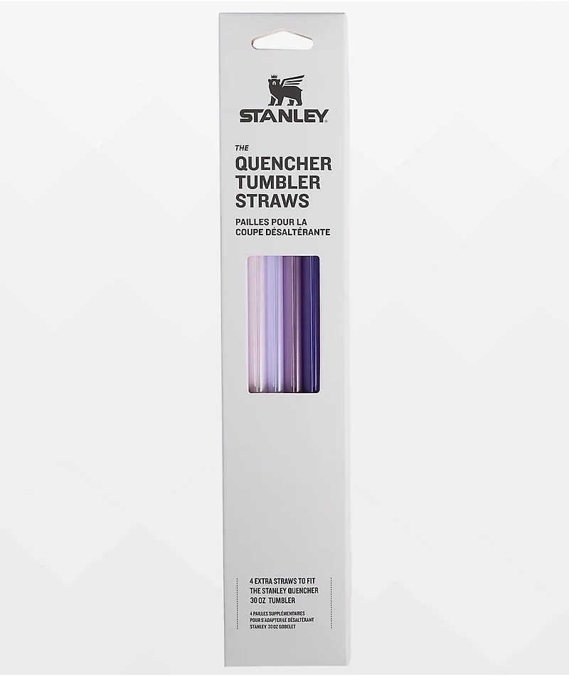 Stanley Adventure Quencher Purple 4 Pack 30oz Tumbler Straws
