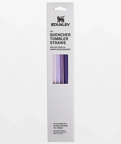Stanley Adventure Quencher Purple 4 Pack 30oz Tumbler Straws