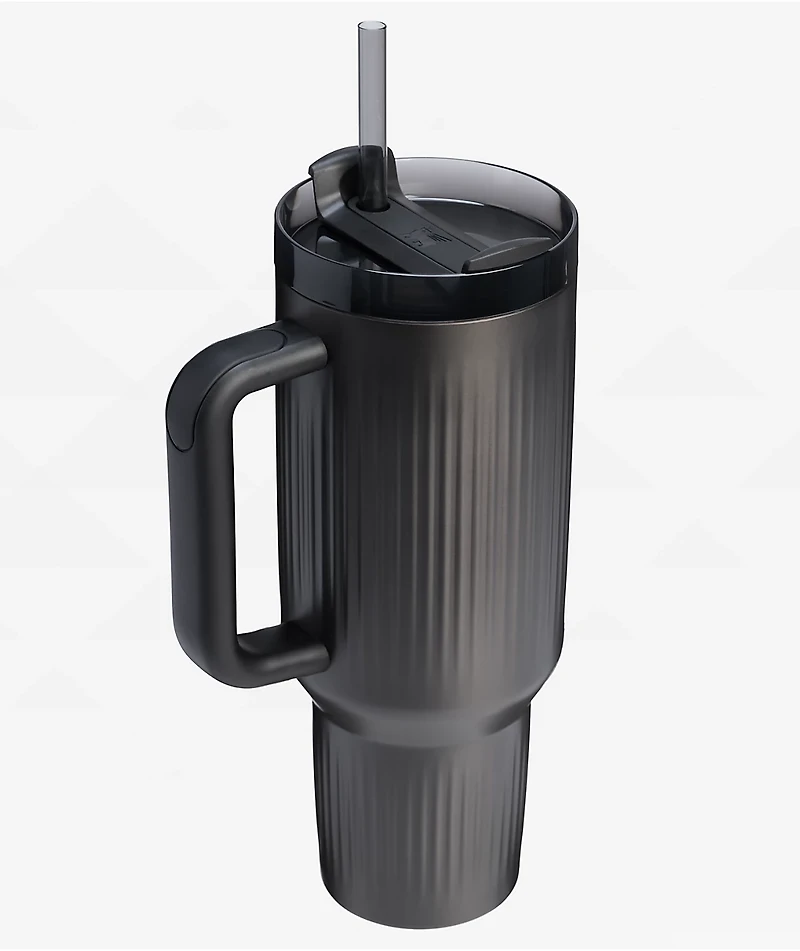 Stanley The Quencher® H2.0 Black Fluted Tumbler 40 oz
