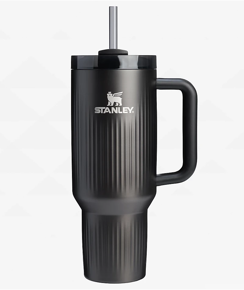 Stanley The Quencher® H2.0 Black Fluted Tumbler 40 oz