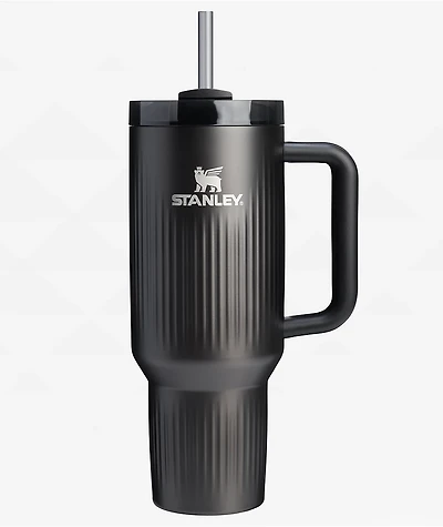 Stanley The Quencher® H2.0 Black Fluted Tumbler 40 oz