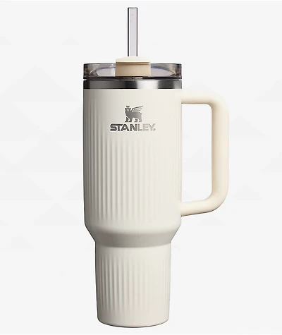 Stanley The Quencher® H2.0 Cream Gloss Fluted Tumbler 40 oz