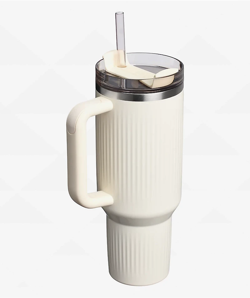 Stanley The Quencher H2.0 Cream Gloss Fluted Tumbler 30 oz