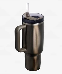 Stanley The Quencher H2.0 Gunmetal Shine Fluted Tumbler 40 oz