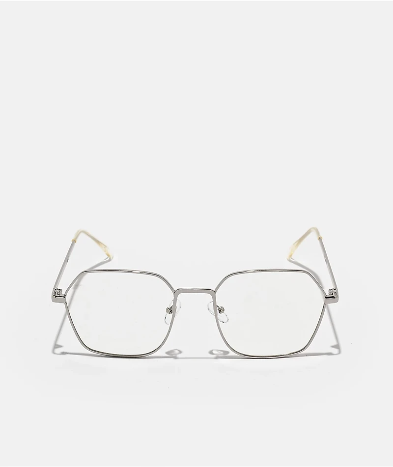 Staple Silver & Clear Glasses