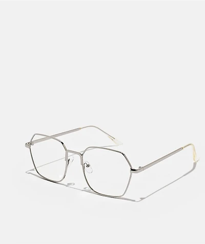 Staple Silver & Clear Glasses