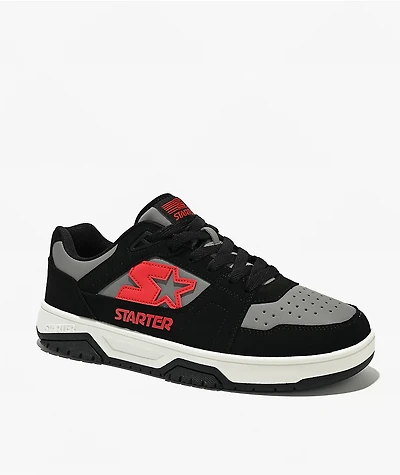 Starter Fast Break Black, Grey & Red Shoes