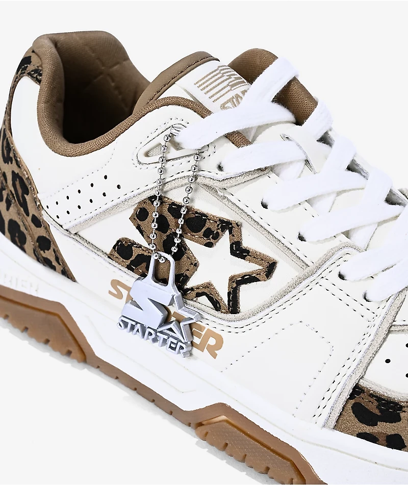Starter Fast Break Leopard Print, Brown & Cream Shoes
