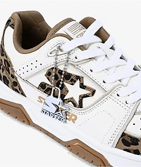 Starter Fast Break Leopard Print, Brown & Cream Shoes