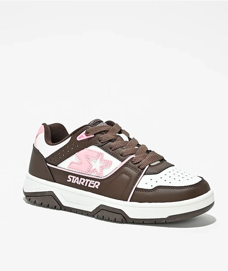 Starter Fast Break White, Brown & Rose Shoes