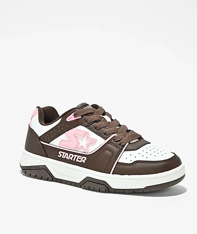 Starter Fast Break White, Brown & Rose Shoes