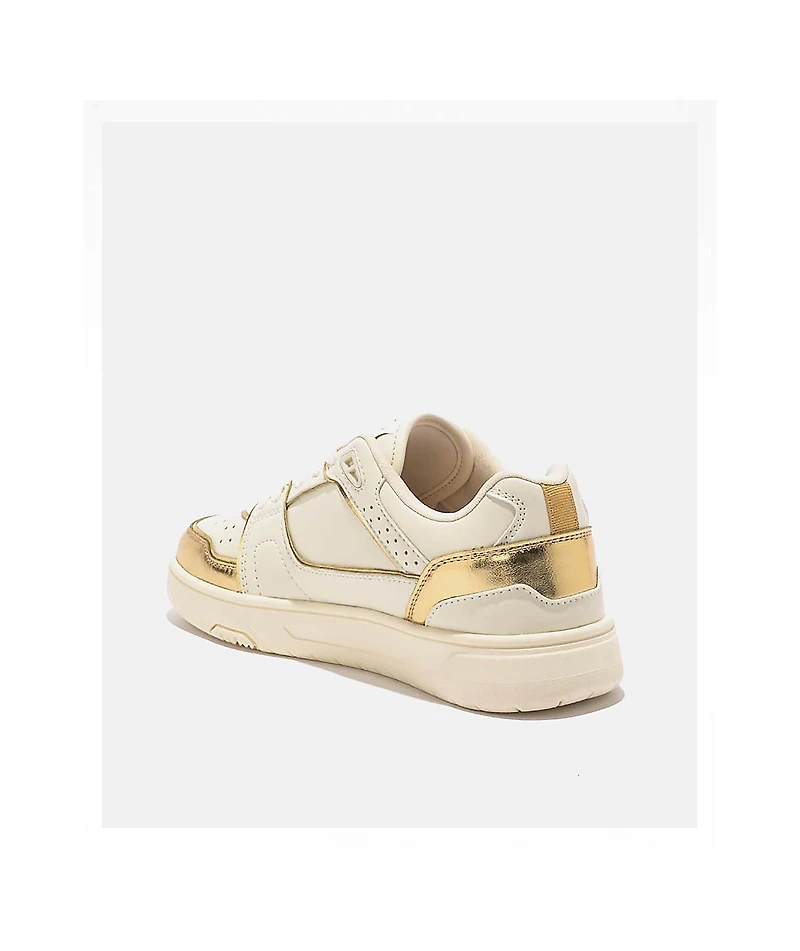 Starter Fast Break White & Gold Shoes