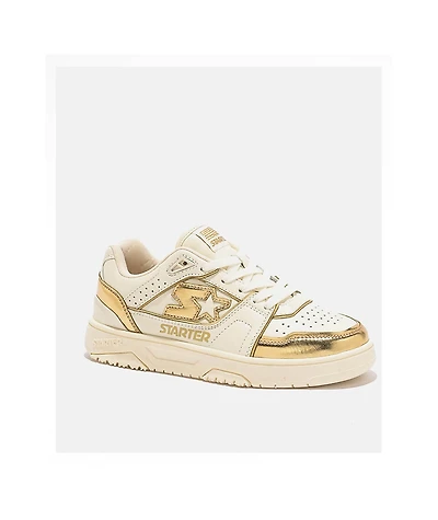 Starter Fast Break White & Gold Shoes