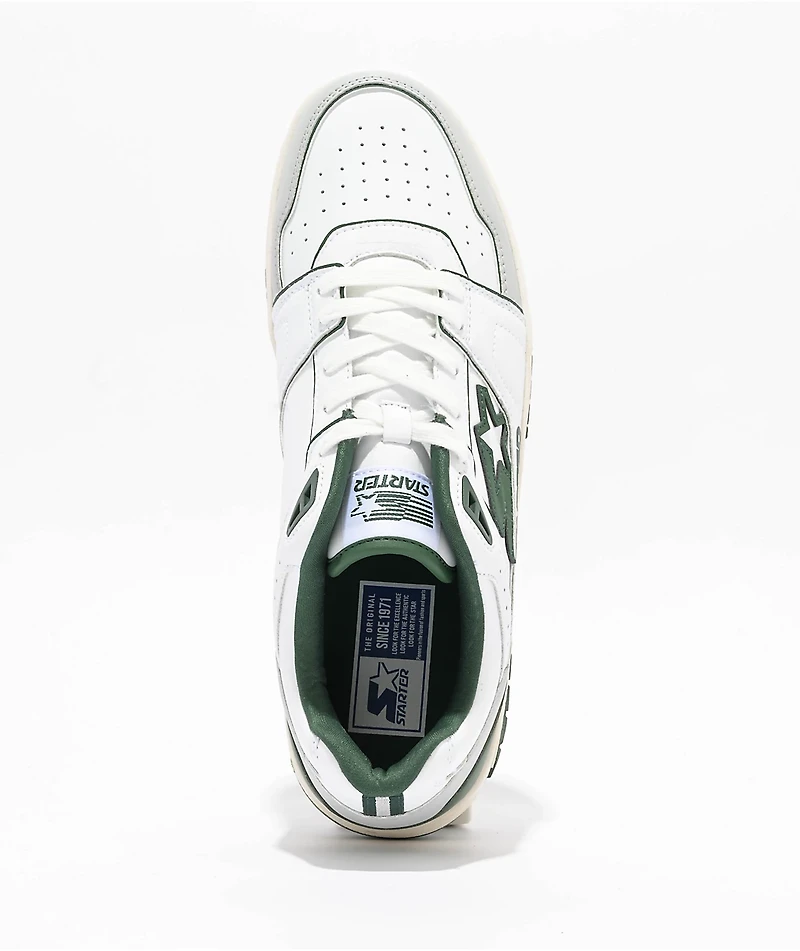 Starter Fast Break White & Green Shoes