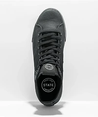 State Bushwick Rose Black Canvas Skate Shoes