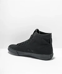 State Bushwick Rose Black Canvas Skate Shoes