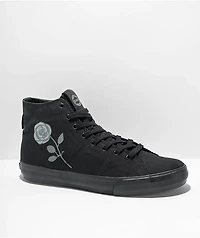 State Bushwick Rose Black Canvas Skate Shoes
