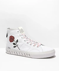 State Bushwick White & Rose Skate Shoes