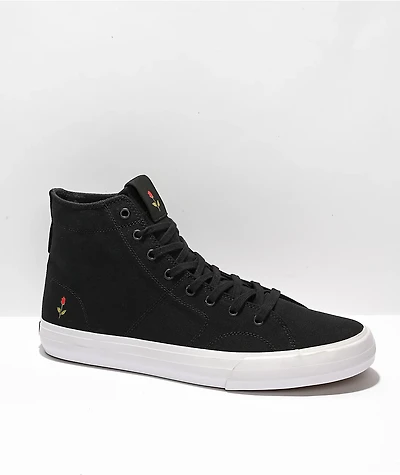 State Footwear Bushwick Black, White & Rose Skate Shoes