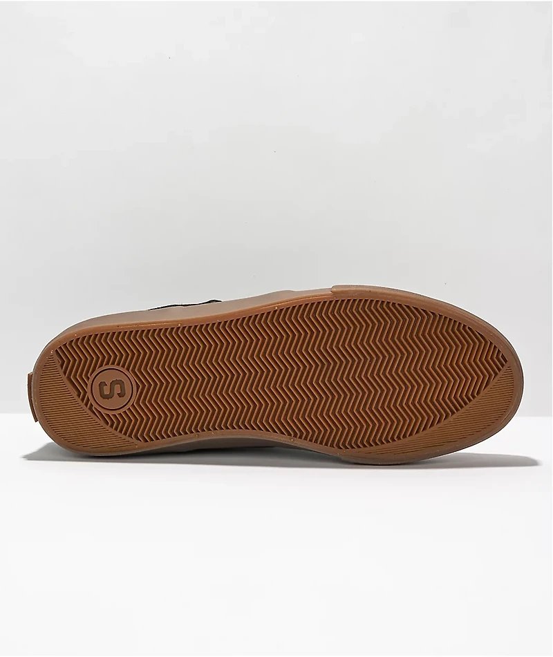 State Footwear Mercer Black & Gum Cactus Skate Shoes