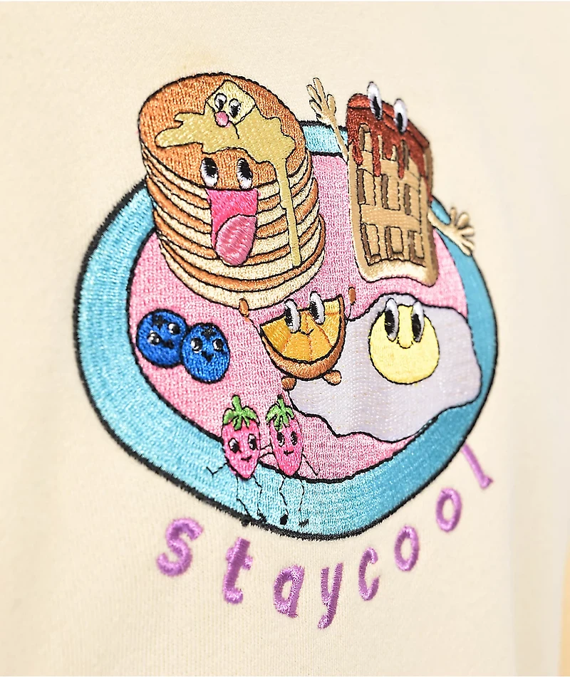 Staycoolnyc Breakfast Natural Hoodie