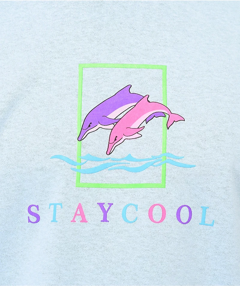 Staycoolnyc Dolphins Blue T-Shirt