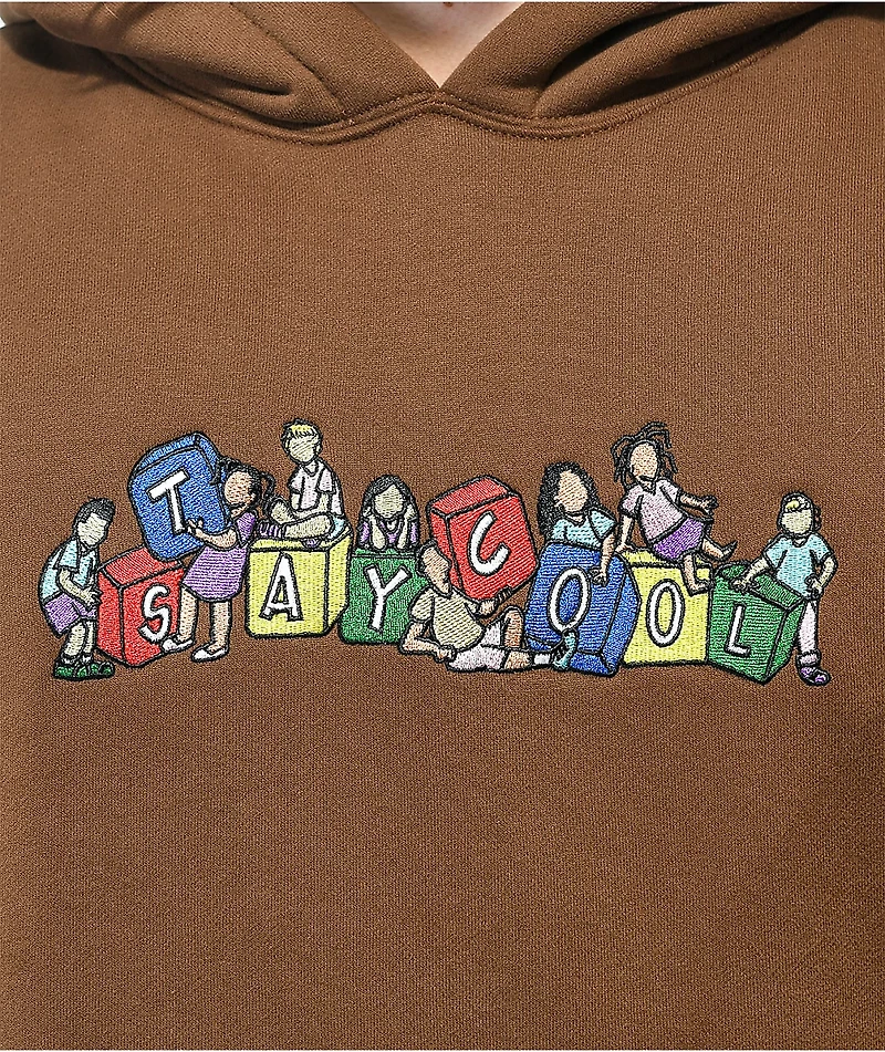 Staycoolnyc Elementary Brown Hoodie
