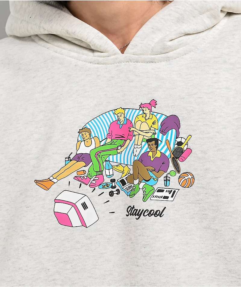 Staycoolnyc Laidback Heather Oatmeal Hoodie