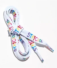 Staycoolnyc Puffpaint 54" White Shoes Laces