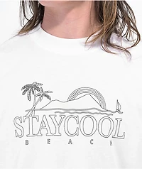 Staycoolnyc UV Beach White T-Shirt