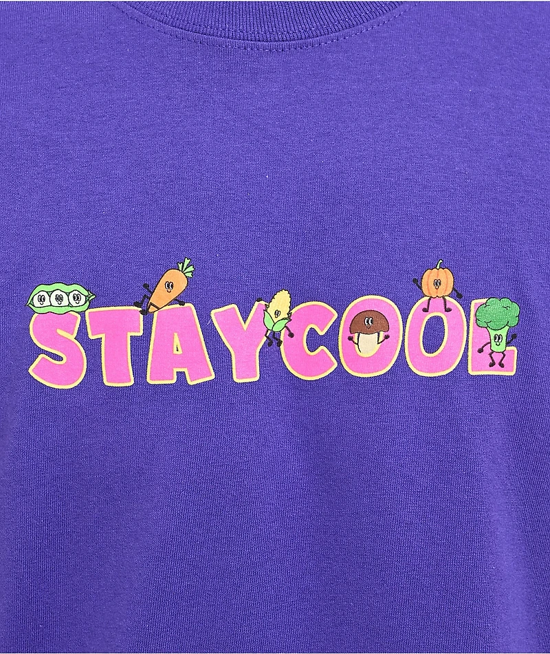 Staycoolnyc Veggies Purple T-Shirt