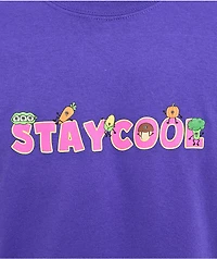 Staycoolnyc Veggies Purple T-Shirt