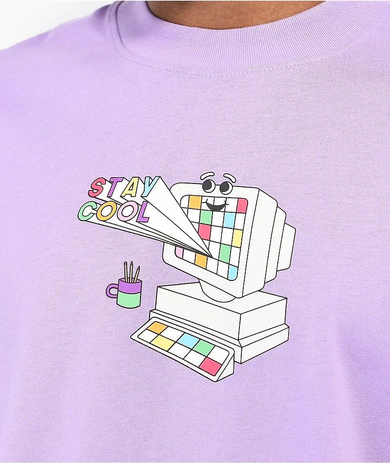 Staycoolnyc Web Surf Lavender T-Shirt