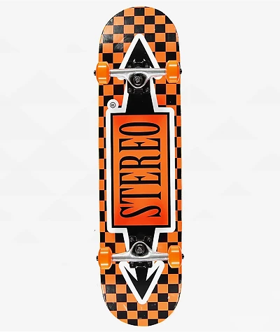 Stereo Checkered Arrows 8.0" Skateboard Complete