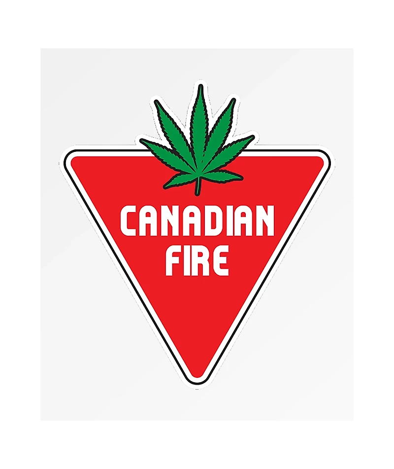 Stickie Bandits Canadian Fire Sticker
