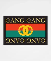 Stickie Bandits Gang Gang Logo Sticker