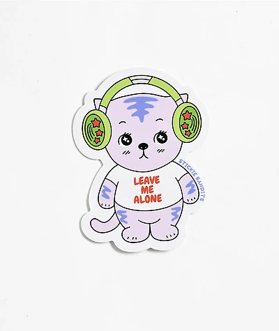 Stickie Bandits Leave Me Alone Sticker