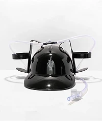 Stickie Bandits Middle Finger Black Drink Helmet