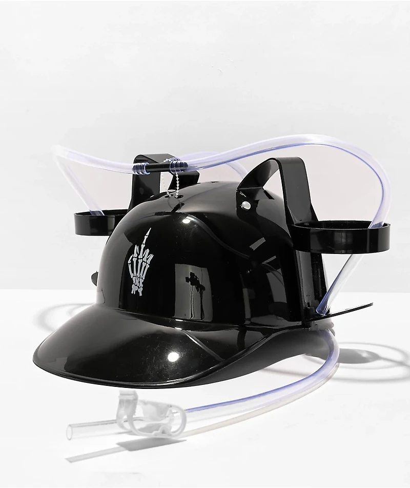 Stickie Bandits Middle Finger Black Drink Helmet