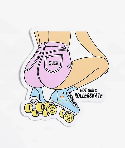 Stickie Bandits Roller Skate Sticker