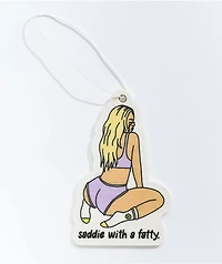 Stickie Bandits Saddie With A Fatty Air Freshener