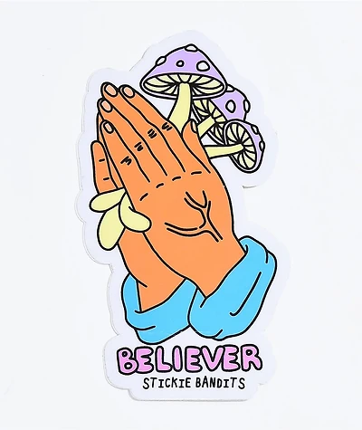 Stickie Bandits Shroom Believer Sticker
