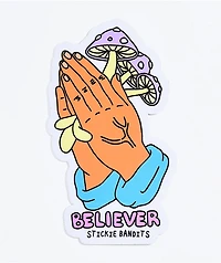 Stickie Bandits Shroom Believer Sticker